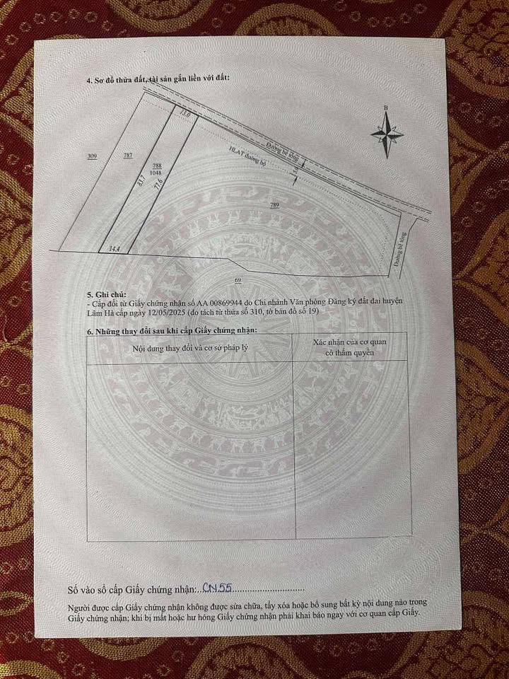 Đất nền Thị trấn Nam Ban, Lâm Hà 1038m² - Đất thổ cư 100%