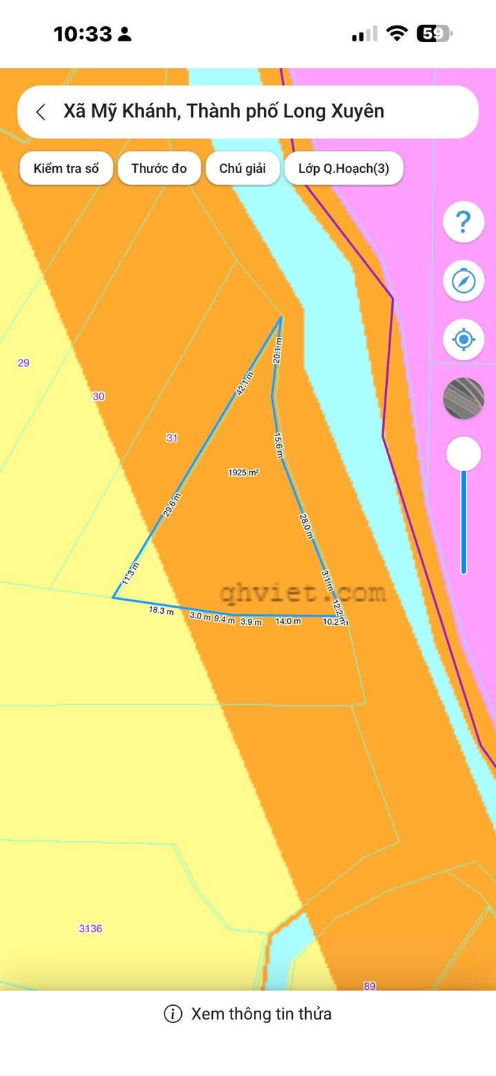 Đất nền Mỹ Khánh, Long Xuyên 1900m² – Tiềm năng tăng giá vượt trội!