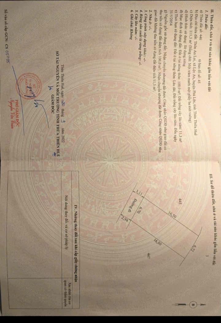 Đất nền An Lại Lộc An 107m² giá 430 triệu - Đường to ô tô!