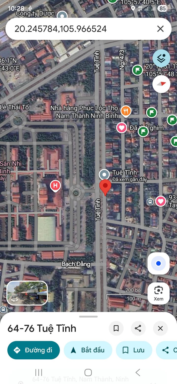 Nhà Mặt Tiền Tuệ Tĩnh Ninh Bình 111m² Kinh Doanh Sầm Uất - Dòng Tiền 10 Triệu/Tháng