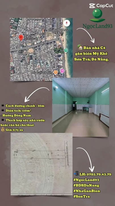 Nhà C4 Sơn Trà 110m² - 6 Tỷ - Gần Biển Mỹ Khê, Hướng Đông Nam