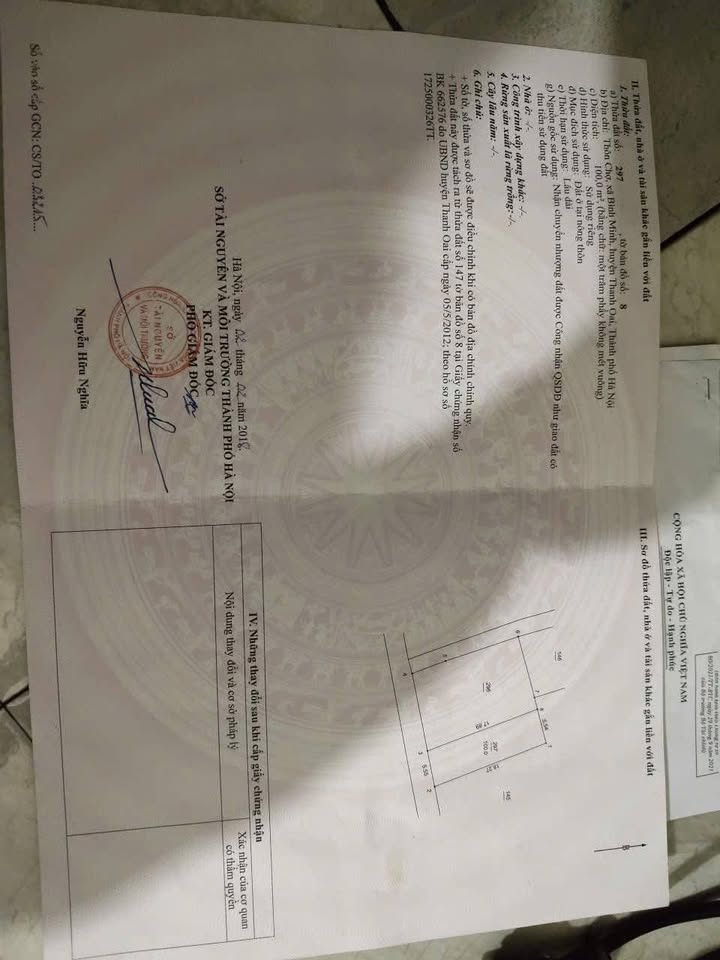 Đất nền Bình Minh Thanh Oai 100m² 9x triệu - Tiềm năng tăng giá