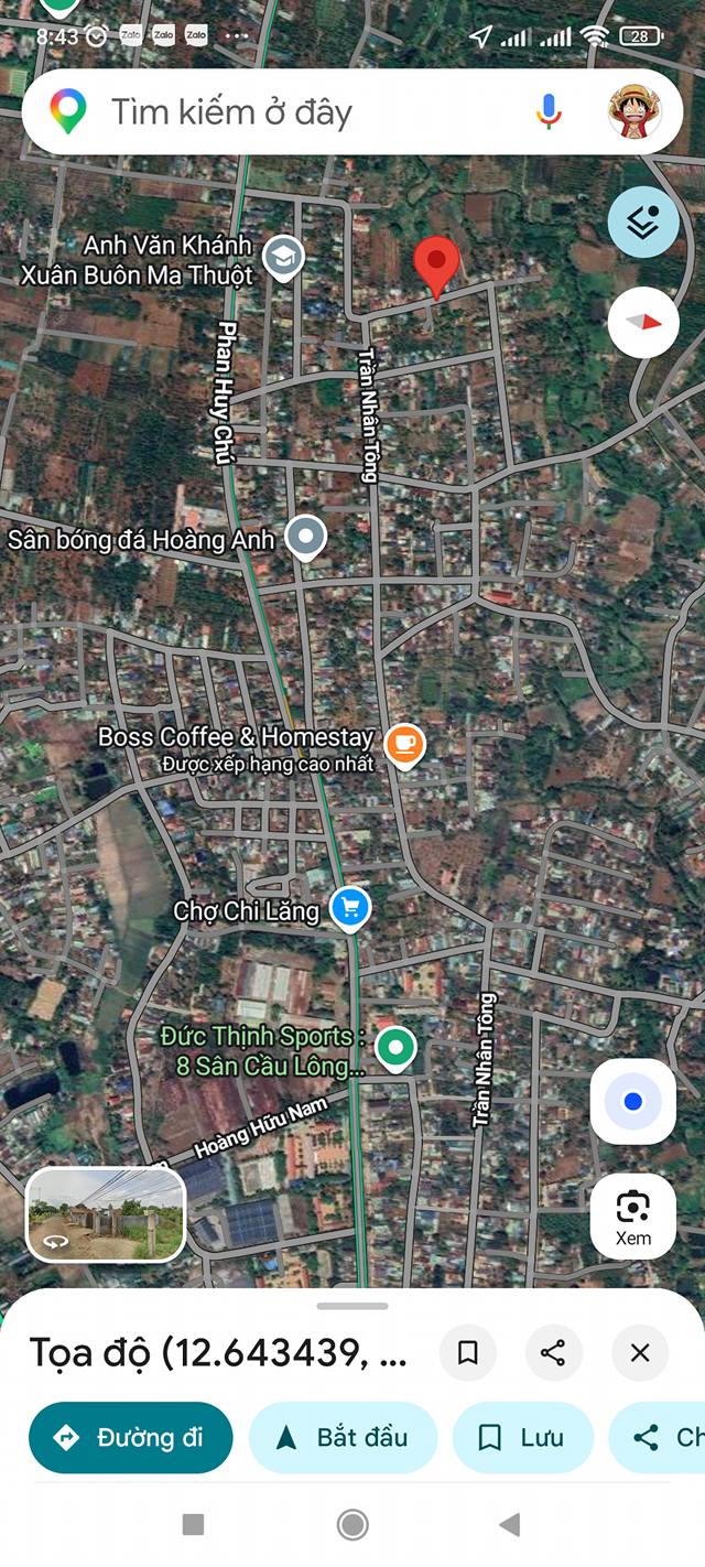 Đất nền mặt tiền Phan Huy Chú, Tuy Hòa - 175m² thổ cư, giá 870 triệu