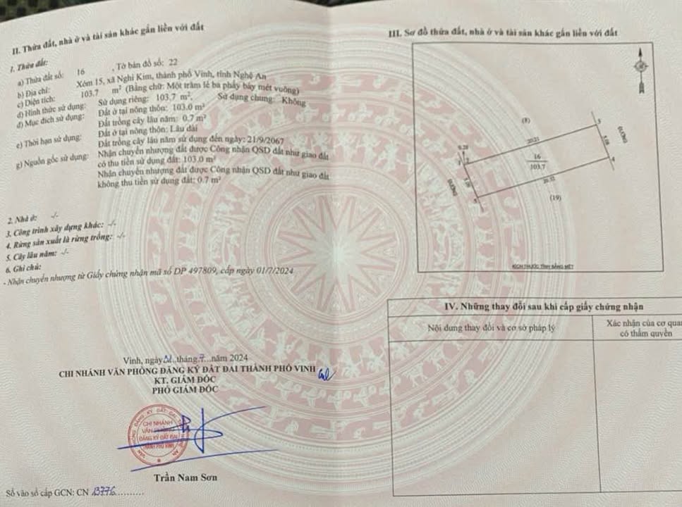 Nhà 1.5 Tầng Nghi Kim, Vinh 103m² - Ô tô tránh, Giá 4 tỷ