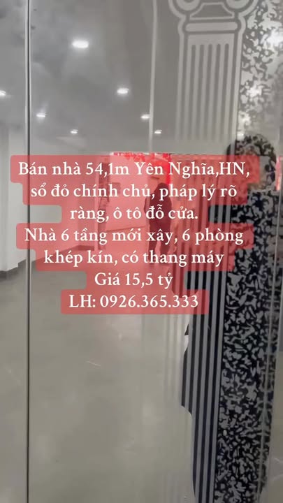 Nhà Yên Nghĩa Hà Đông 54m² - Ô tô vào tận cửa, mới xây tinh tươm!