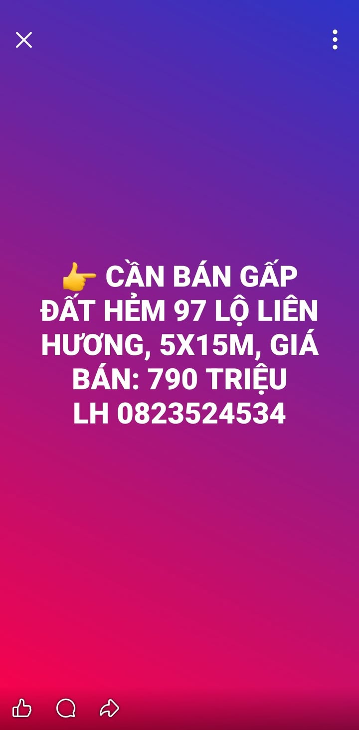 Đất nền Rạch Giá 75m² giá 790 triệu - Giá đầu tư tốt!