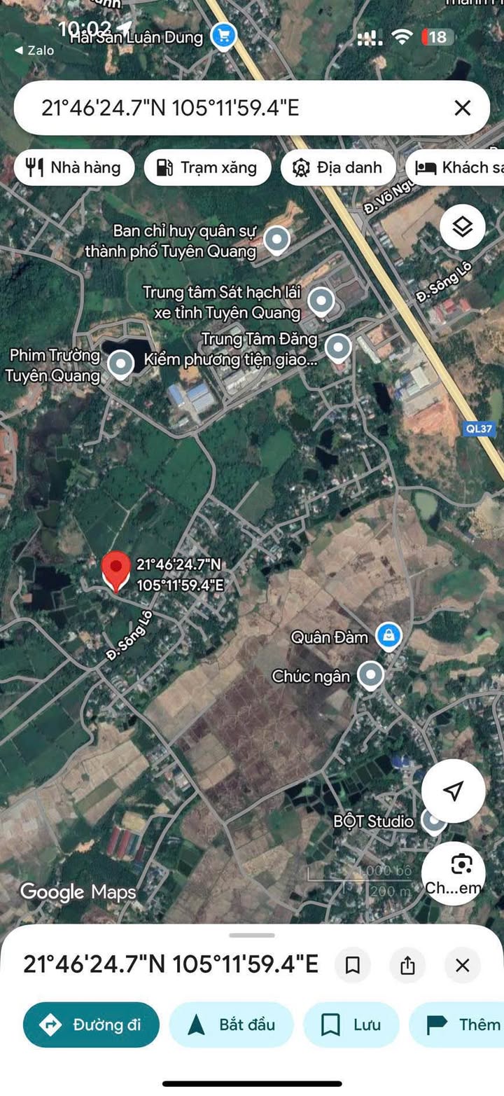 Đất nền An Tường, Tuyên Quang 145m² - Sổ đỏ chính chủ