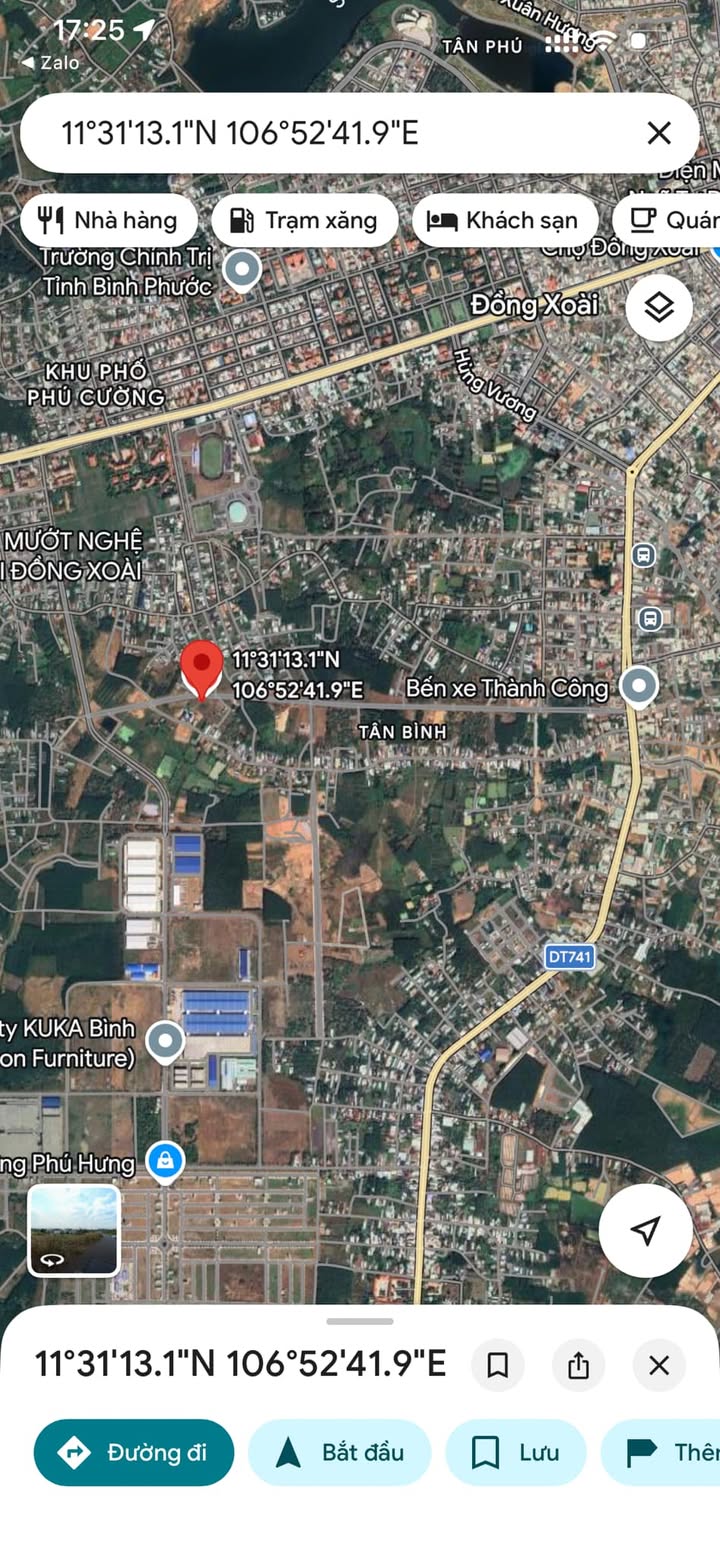 Đất nền Đồng Xoài 216m² giá 2.3 tỷ - Đất thổ cư 100%!