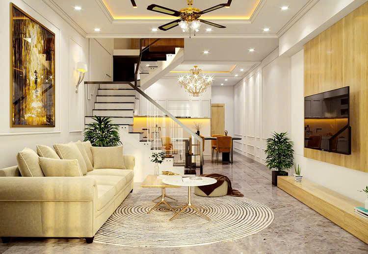 Cho thuê nhà 4PN full nội thất, hẻm xe hơi 6m - Bình Tân