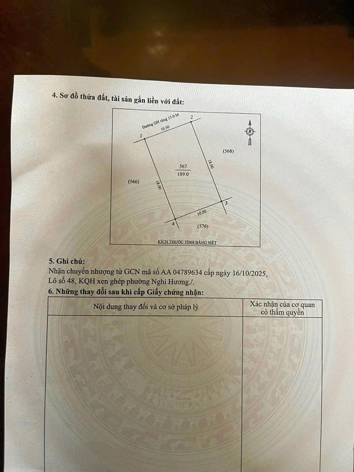 Đất nền Nghi Hương Cửa Lò 190m² 4 tỷ - Đường to ô tô, sổ đỏ sẵn!