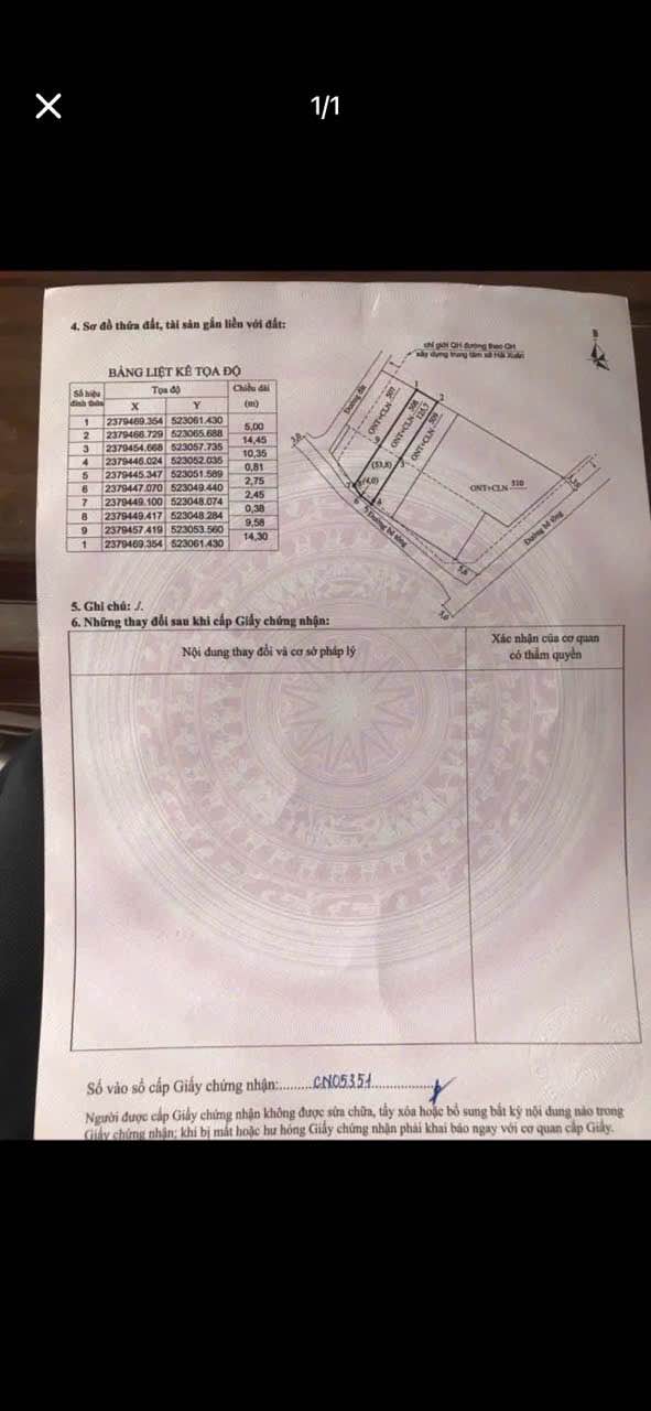 Bán Đất Nền Hải Xuân Móng Cái 130m² - Sổ Đỏ Sẵn Sàng, Giá Đầu Tư
