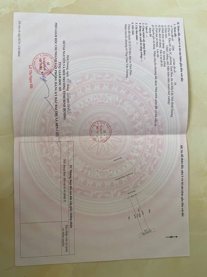 Đất Nền Mỹ Phước 4 Bến Cát 150m² - Sổ Đỏ Full Thổ Cư, Giá 2 Tỷ