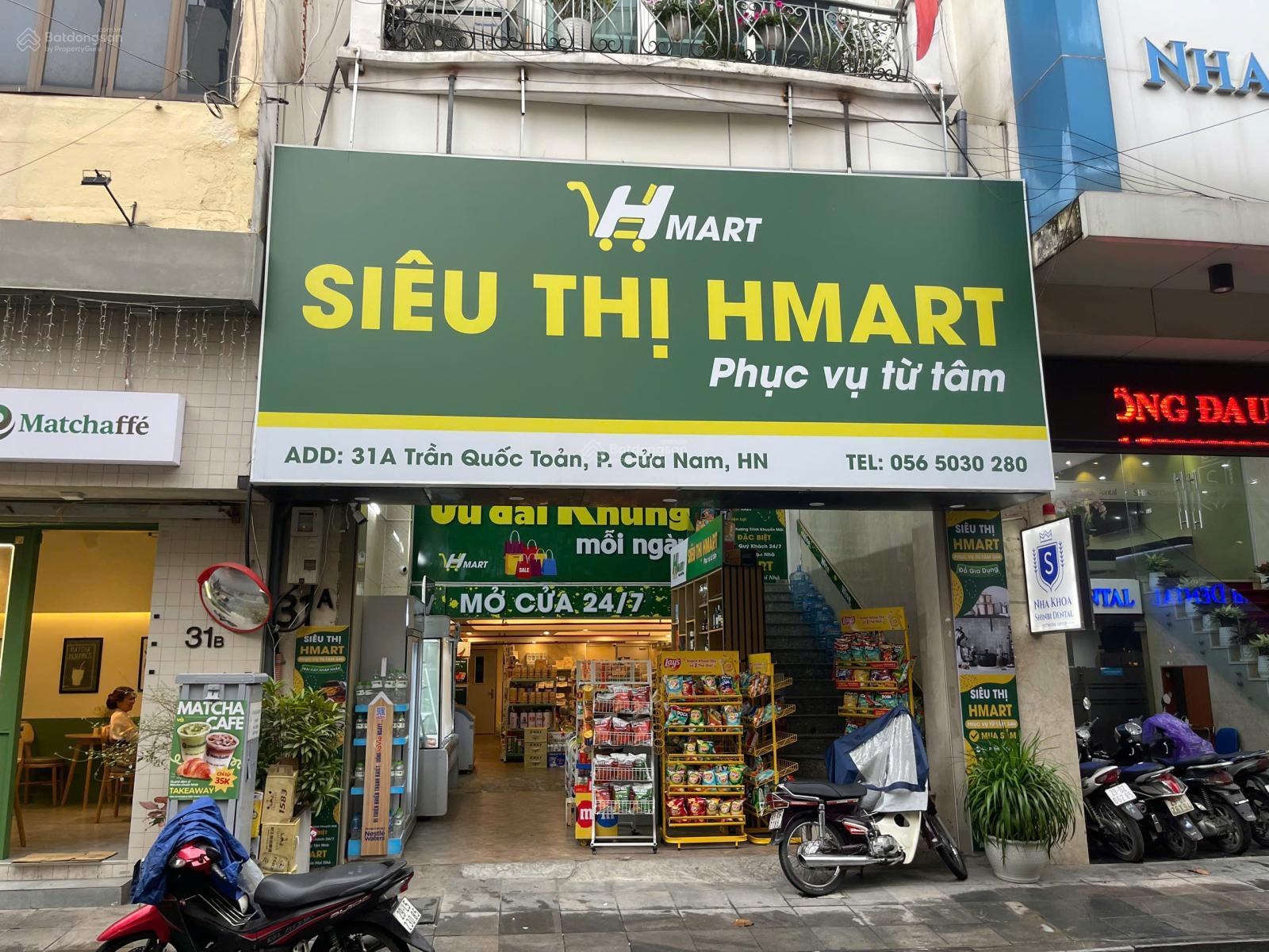 Nhà phố 31A Trần Quốc Toản 170m²/55tr - Mặt tiền kinh doanh