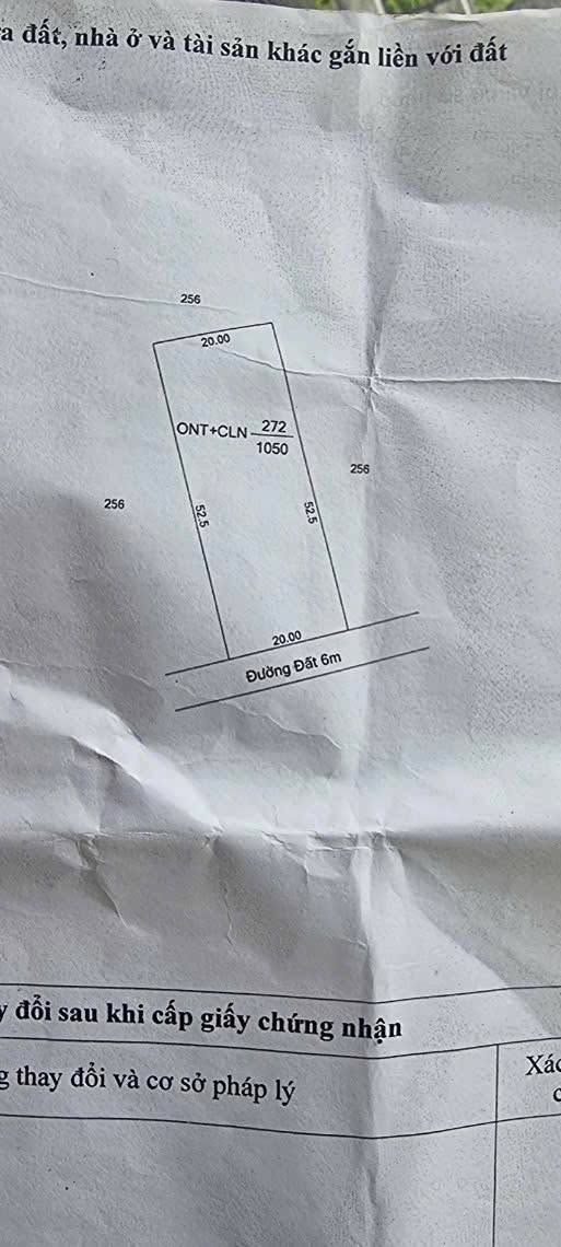 Đất xã Định Hiệp Dầu Tiếng 1.500m² 1.5 tỷ - Sổ đỏ chính chủ