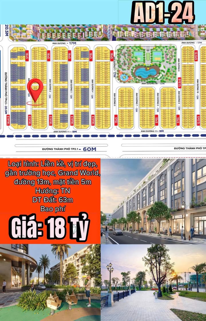 Townhouse Vinhomes Cổ Loa Đông Hội 75m² 29 tỷ - Sẵn sàng ở ngay