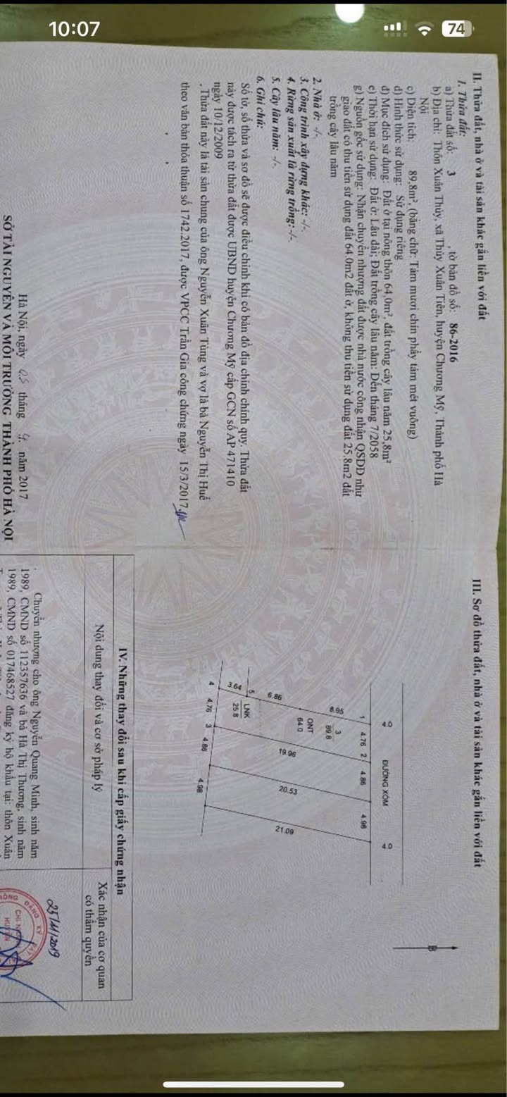 Đất nền Xuân Thủy - Xuân Mai 90m² giá 3 tỷ - Giá tốt hiếm có