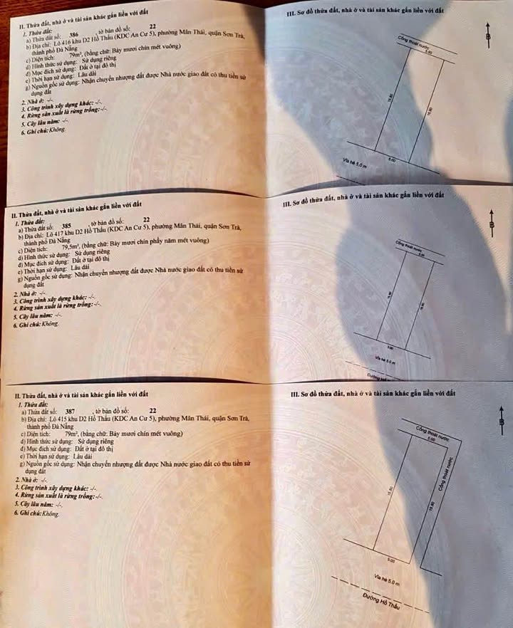 Đất nền Hồ Thấu, Ngũ Hành Sơn 238m² 55,5 tỷ - Đường to ô tô