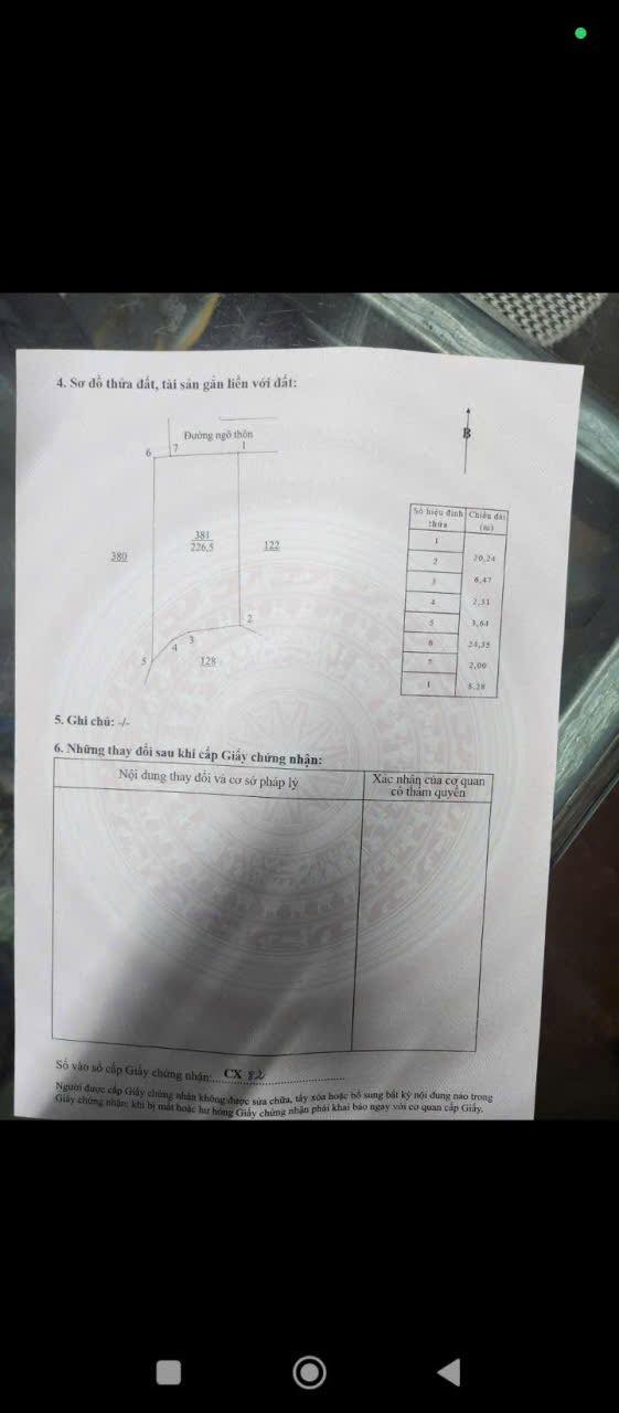 Đất nền Cao Mộc, Đồng Tiến, Hưng Yên 600m² hơn 2 tỷ - Sổ đỏ chính chủ