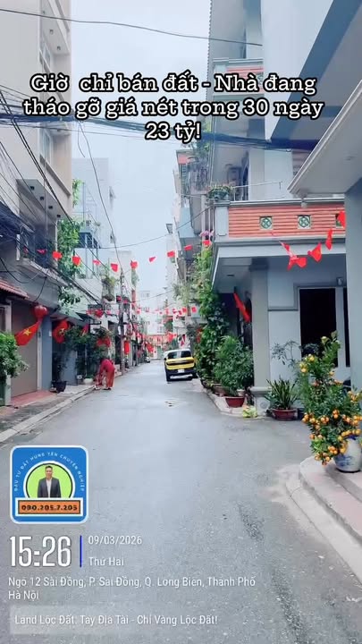 Đất Sài Đồng Long Biên 75m2 23 tỷ - Đường ô tô tránh