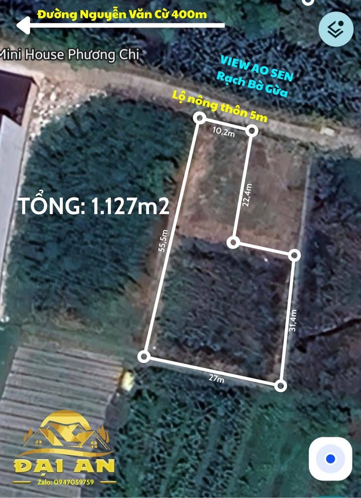 Land An Bình Ninh Kiều 566m² 7 tỷ - Sổ hồng chính chủ