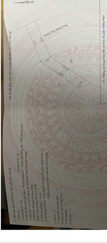 Đất nền Lê Thánh Tông Đông Hà 132m² - Sổ đỏ chính chủ