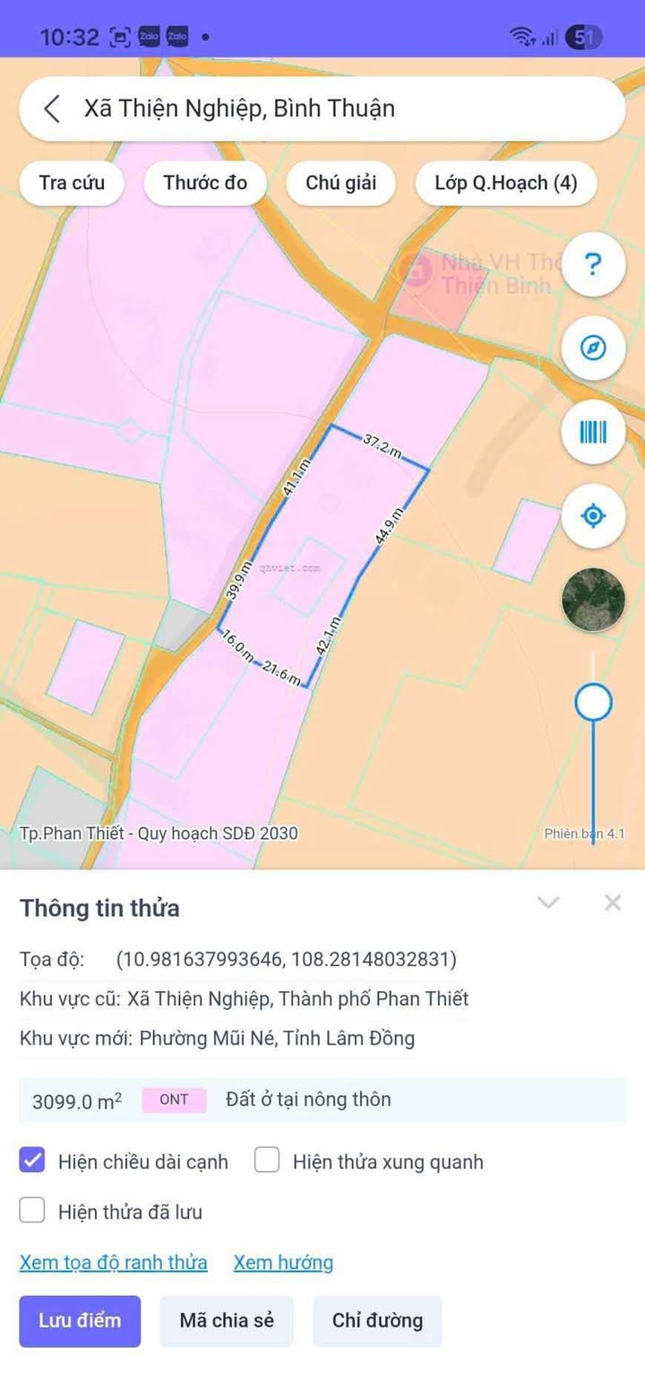 Đất nền Thiện Nghiệp Phan Thiết 1.152m² 6 tỷ - Sổ đỏ chính chủ