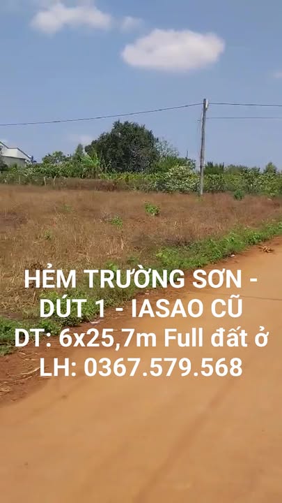 Đất nền Ia Sao 154m² 299 triệu - Đất thổ cư 100%