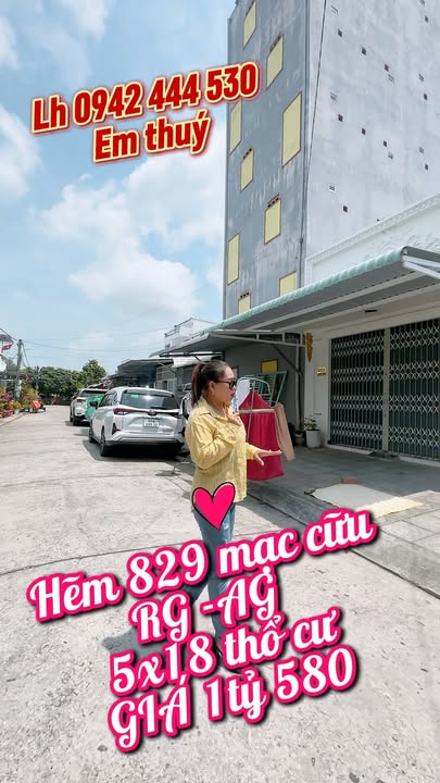 Nhà hẻm 829 Mạc Cửu Rạch Giá 90m² 1.58 tỷ - Ô tô vào tận nhà