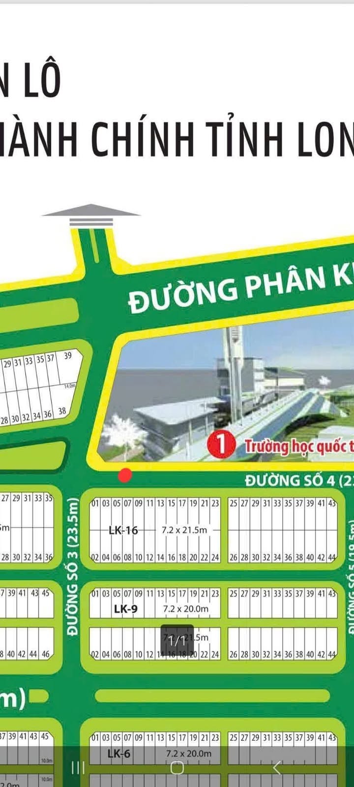 Đất Greencity Đồng Tâm P6 155m² 4,5 tỷ - Đường to ô tô