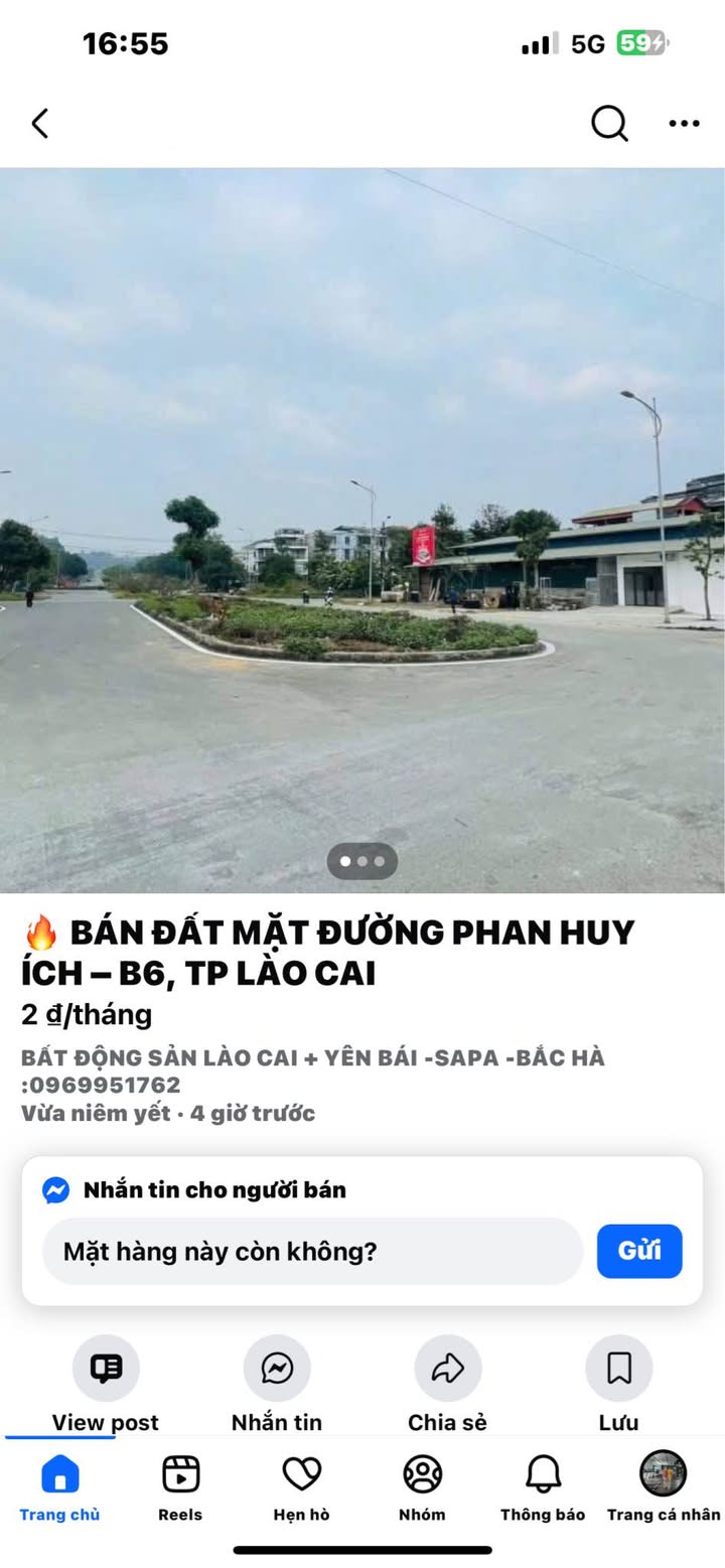 Đất nền Phan Huy Ích Ba Đình 100m² 2 tỷ - Hạ tầng hoàn chỉnh