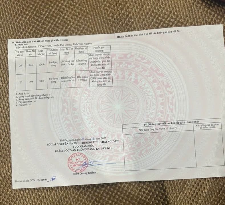 Đất vườn Vô Tranh 2.600m² tiềm năng tăng giá nhờ KCN