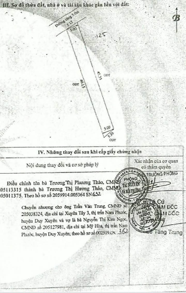 Đất Thuận Yến Nam Phước 225m² 1.1 tỷ - Sổ đỏ