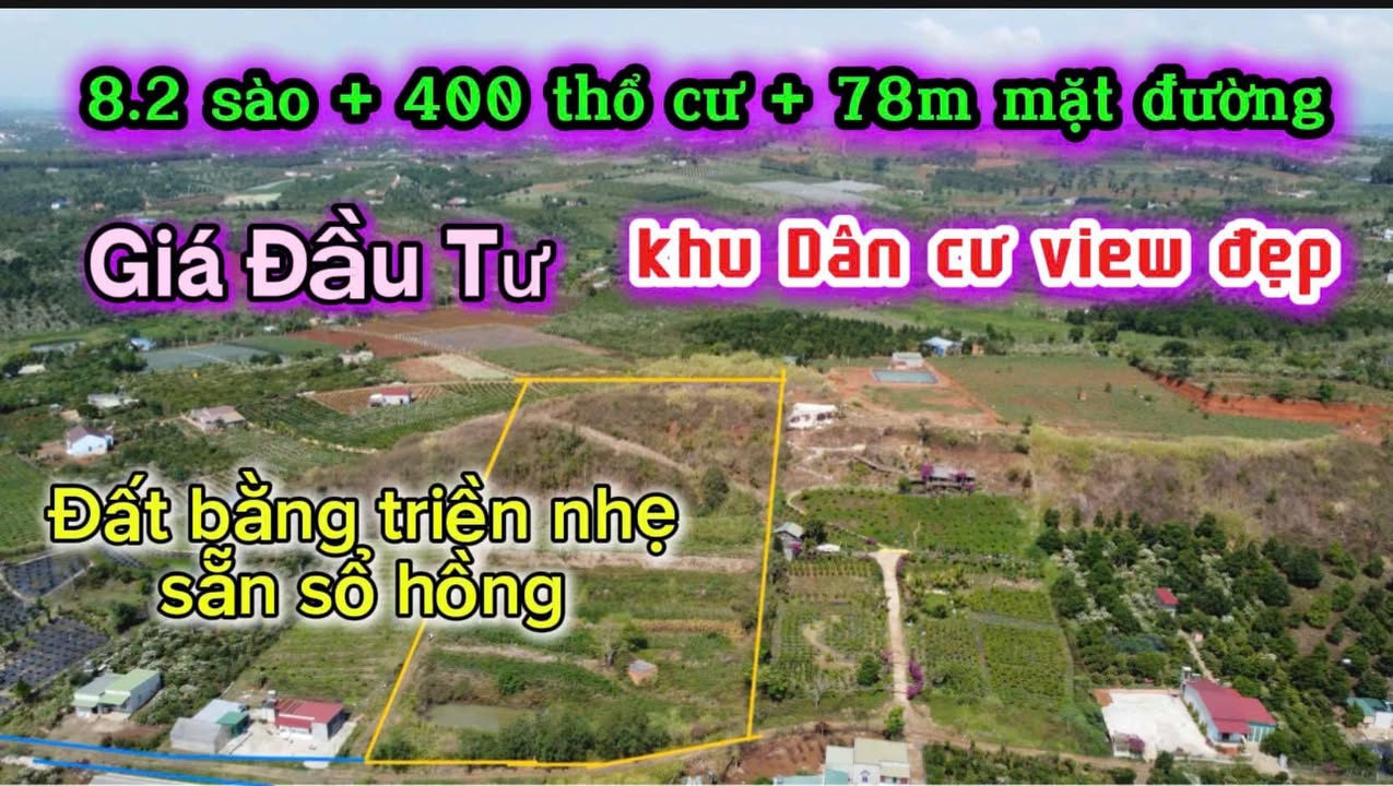 Đất vườn Đan Phượng Lâm Hà 2.952m² 3,69 tỷ - Sổ đỏ chính chủ