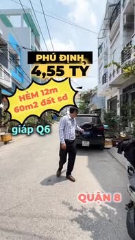 Nhà Phường Xóm Củi Quận 8 60m² 4.55 tỷ - Sẵn sàng ở ngay
