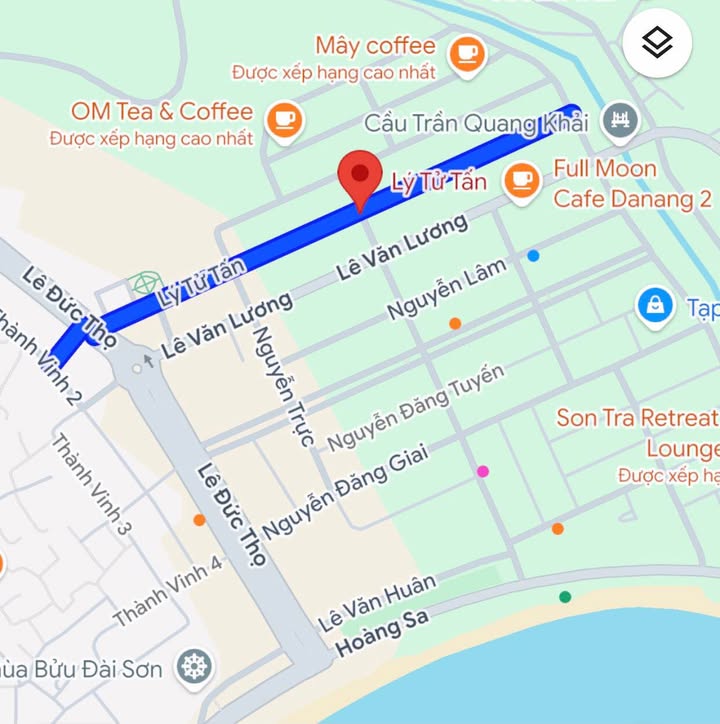 Đất nền Lý Tử Tấn Sơn Trà 90m² - Đường to ô tô