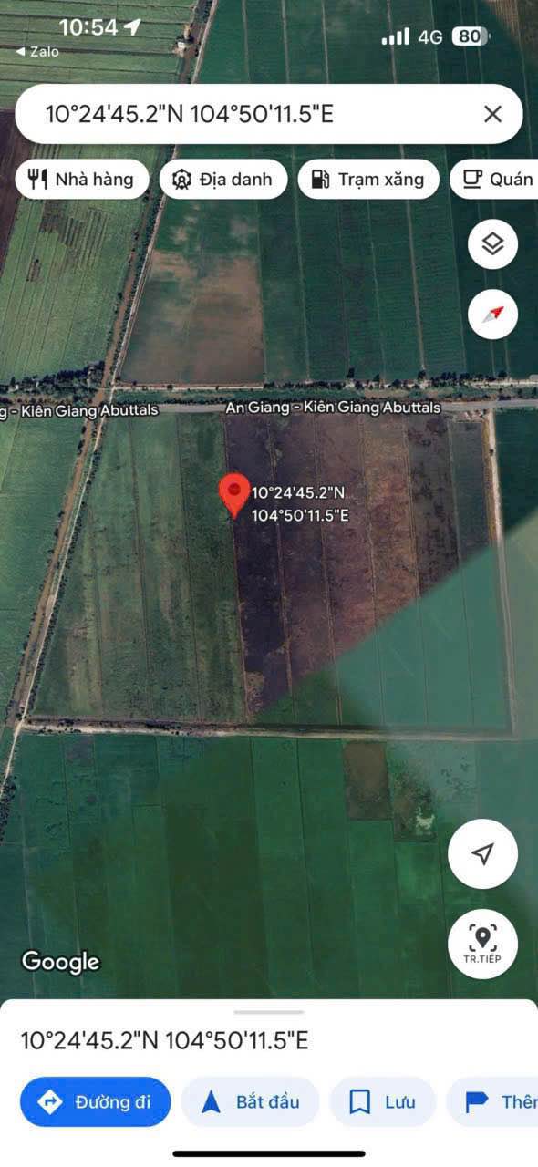 Đất nền Vĩnh Phước Tri Tôn 292000m² 24.82 tỷ - Sổ đỏ