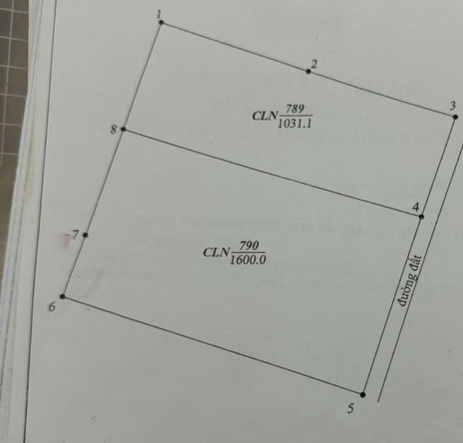 Đất nền Bình Thuận Đà Lạt 1.600m² 1,25 tỷ - Sổ đỏ