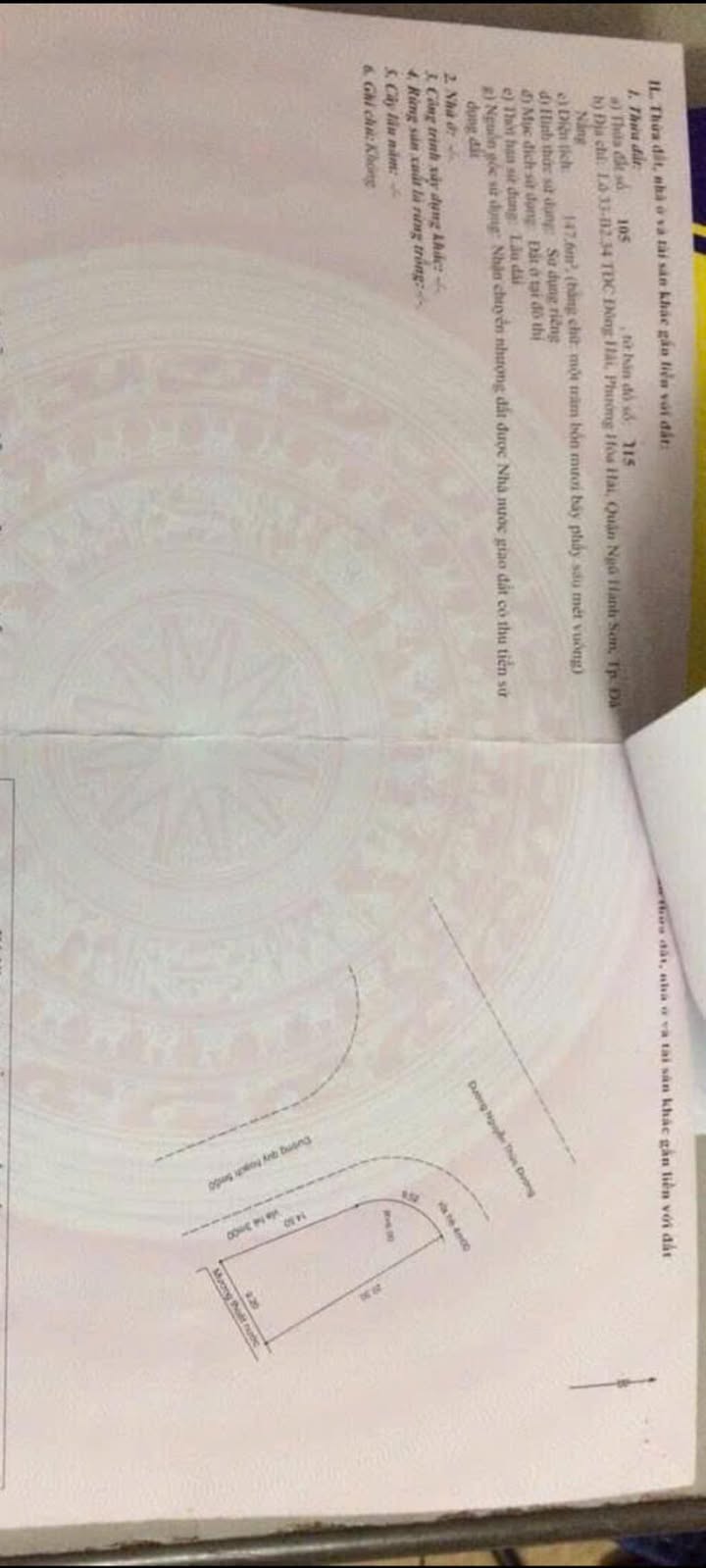 Đất nền Ngũ Hành Sơn 147m² 1.5 tỷ - Sổ đỏ chính chủ