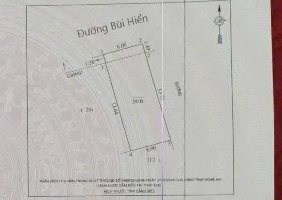 Đất nền Bùi Hiển Nghi Kim 90m² 4 tỷ - Sổ đỏ chính chủ