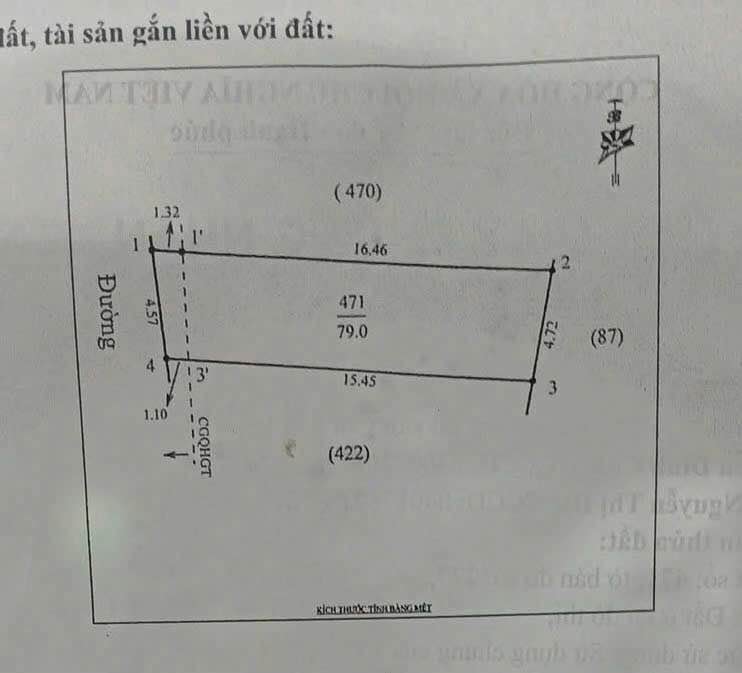 Đất nền Phan Công Tích Vinh 80m2/4 tỷ - Đường to ô tô