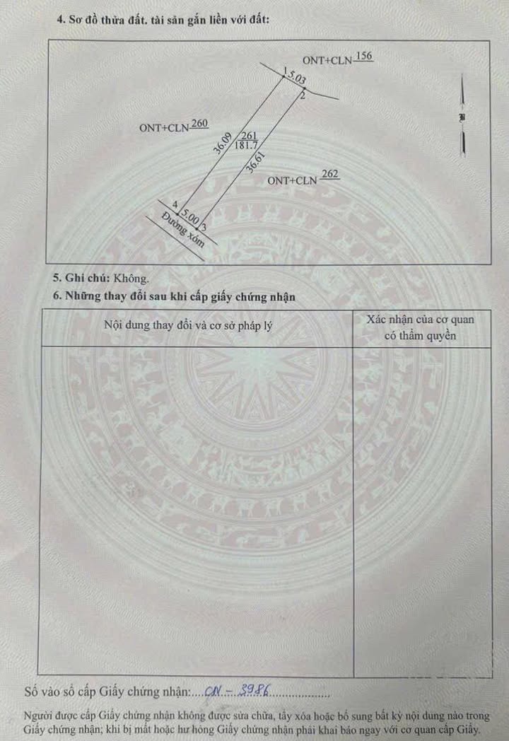 Đất Vạn Xuân Tam Nông 182m² 8xxtr - Sổ đỏ chính chủ