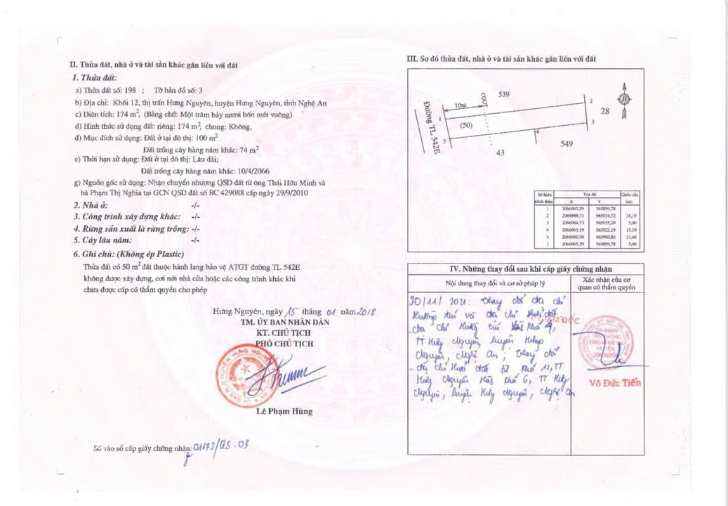 Đất Nguyễn Văn Trỗi Hưng Nguyên 174m2 10 tỷ - Sổ đỏ chính chủ