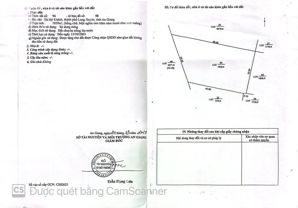 Đất ruộng Bình Đức 2.000m² giá 2 tỷ - Sổ đỏ chính chủ