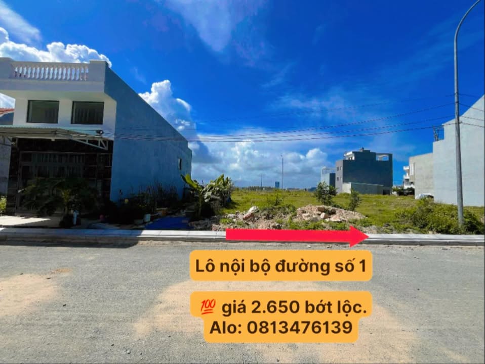 Đất nền Đường số 1 Tuy An 70m² 2.65 tỷ - Sổ đỏ chính chủ