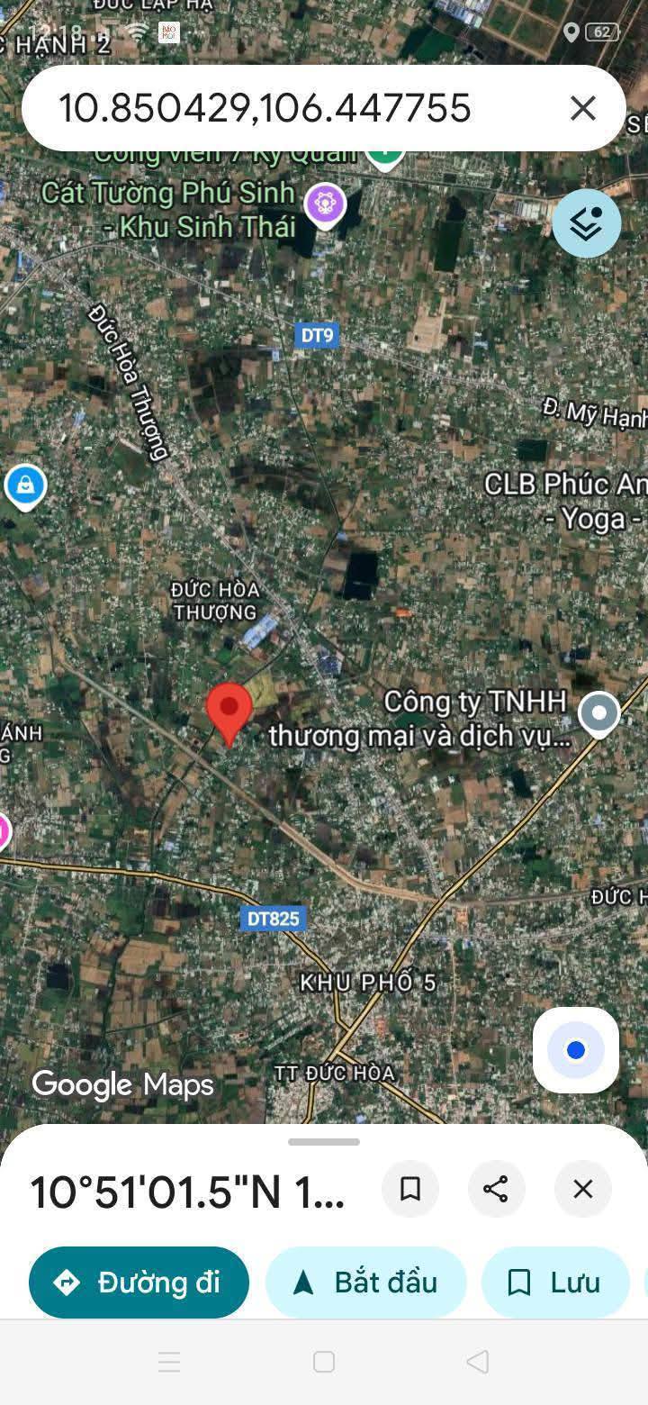 Đất nền Đức Hòa Thượng 1450m² 3.2 tỷ - Sổ đỏ chính chủ