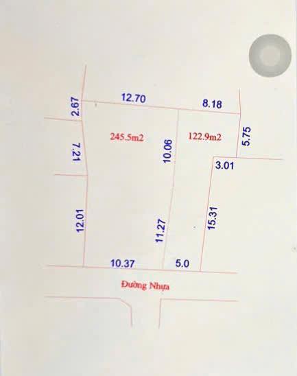 Đất nền Hòa Phú 368m² 7.36 tỷ - Sổ đỏ chính chủ