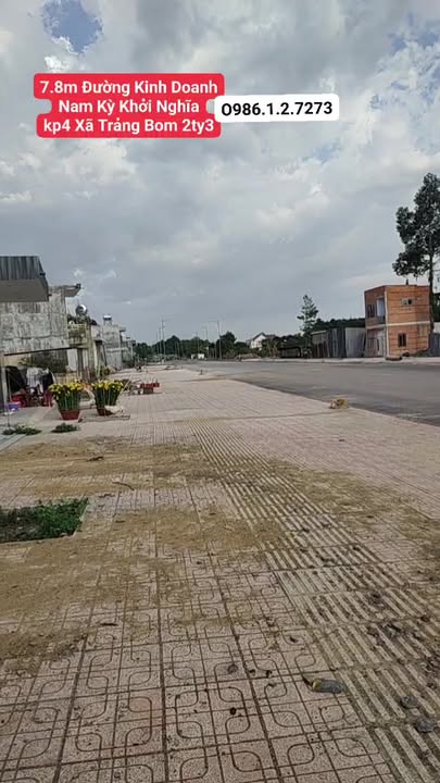 Đất nền Trảng Bom 80m² 2 tỷ - Sổ đỏ chính chủ hai mặt tiền