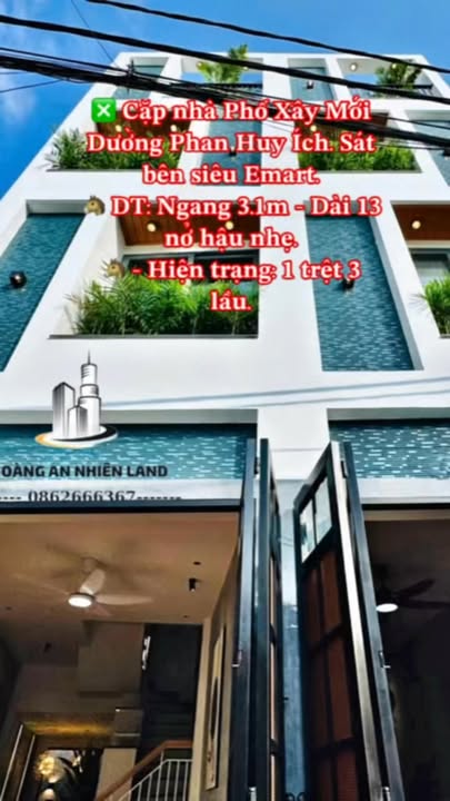 Nhà phố Phan Huy Ích Q10 40m² thỏa thuận - Mặt tiền KD