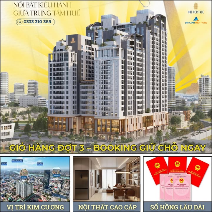 Căn hộ Huế Heritage Đống Đa 25-40 triệu - View đẹp