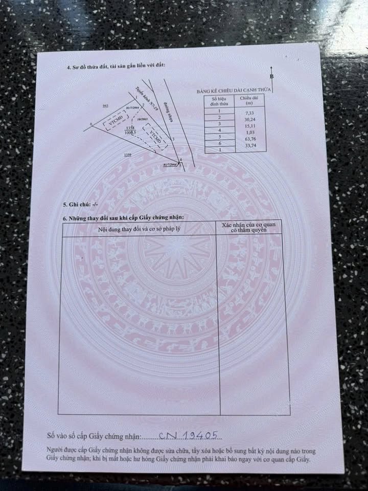 Đất nền Đất Đỏ 1.001m² 2 tỷ - Sổ đỏ chính chủ